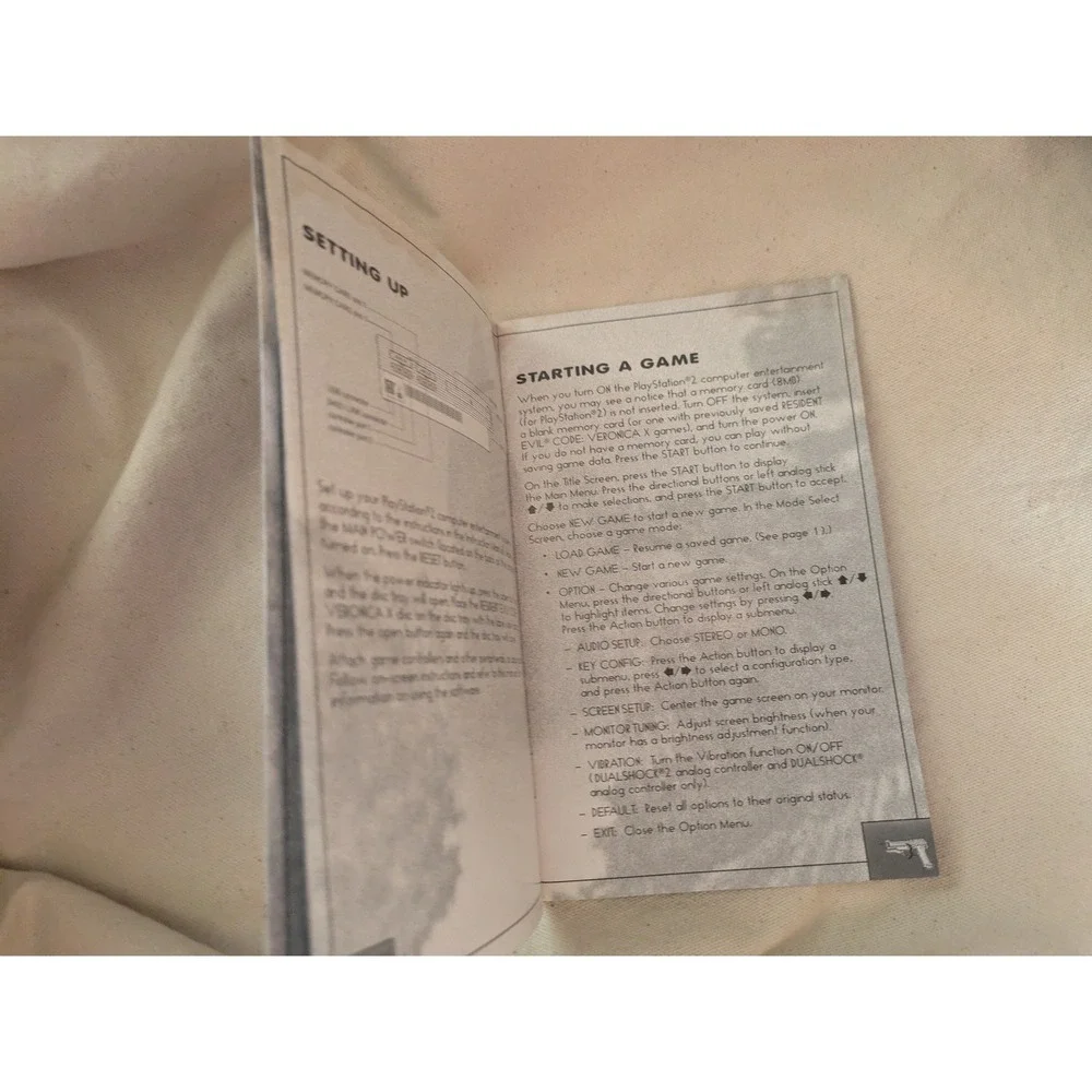 Resident Evil Code Veronica X PS2 Instruction Manual Booklet PlayStation 2